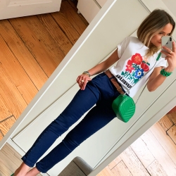 T-shirt Blanc Fleurilège by Les Futiles