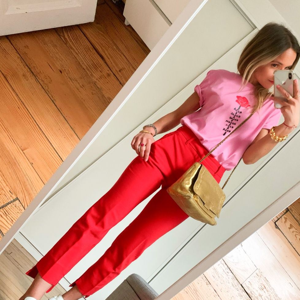 T-shirt Rose Rosa by Les Futiles
