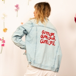 Veste Denim Amor Amour Amore - Surprise
