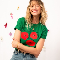 T-shirt Vert Coquelicot - Faubourg54 T-shirt Vert Coquelicot - Faubourg54