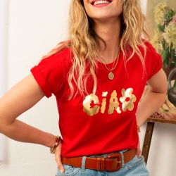 T-shirt Rouge Ciao Fiorito - Faubourg54