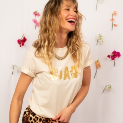 T-shirt Crème Ciao Fiorito - Faubourg54