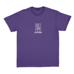 T-Shirt Sun Soleil Shower Faubourg54 Homme manches courtes violet bonhomme