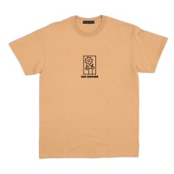 T-Shirt Sun Soleil Shower Faubourg54 Homme manches courtes camel bonhomme