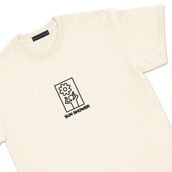 T-Shirt Sun Soleil Shower Faubourg54 Homme manches courtes beige bonhomme