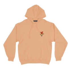 Sweat Capuche Poesie Faubourg54 Homme capuche fleur camel