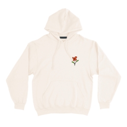 Sweat Capuche Poesie Faubourg54 Homme capuche fleur beige