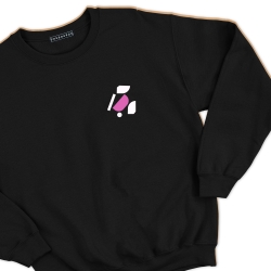 Sweat Tulipano Faubourg54 Homme tulipes noir