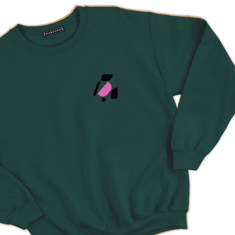 Sweat Tulipano Faubourg54 Homme tulipes vert