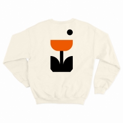 Sweat Tulipano Faubourg54 Homme tulipes beige