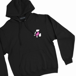 Sweat Capuche Tulipano Faubourg54 Homme tulipes noir