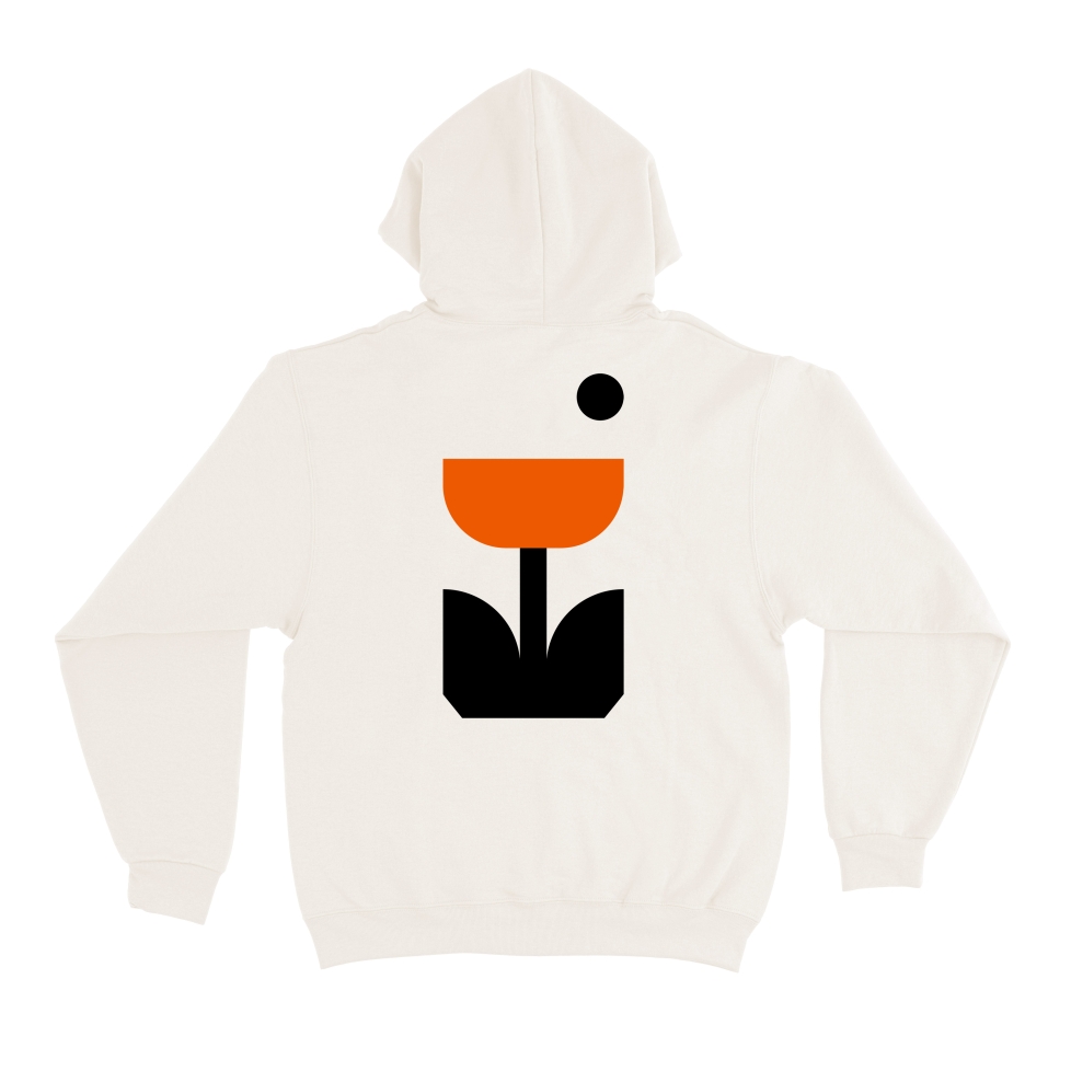 Sweat Capuche Tulipano Faubourg54 Homme tulipes beige