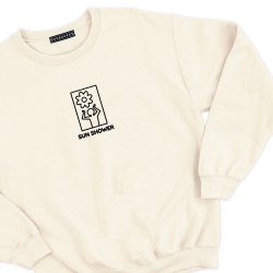 Sweat Sunshower Faubourg54 soleil bonhomme beige