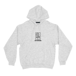 Sweat Capuche Sun Shower Faubourg54 Homme soleil bonhomme gris
