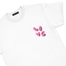 T-shirt Love 3D Faubourg54 Homme blanc T-shirt Love 3D Faubourg54 Homme blanc