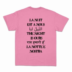 T-shirt homme la nuit est à nous Faubourg 54
