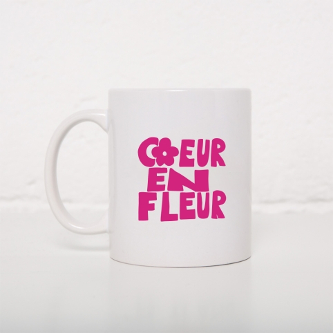 Tasse Coeur en Fleur