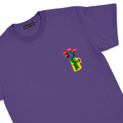 T-shirt Vaso di rose Faubourg54 Homme violet manches courtes T-shirt Vaso di rose Faubourg54 Homme violet manches courtes