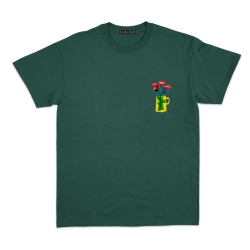 T-shirt Vaso di rose Faubourg54 Homme vert foret manches courtes