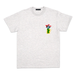 T-shirt Vaso di rose Faubourg54 Homme gris clair manches courtes