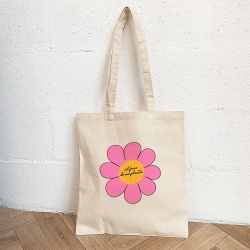 Tote Bag Crème A Force de me Planter