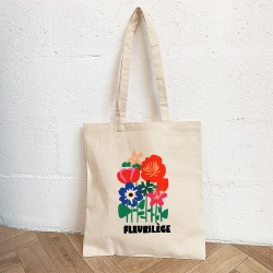 Tote Bag Crème Fleurilege