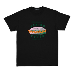 T-shirt Panino Fever Faubourg54 Homme noir manches courtes