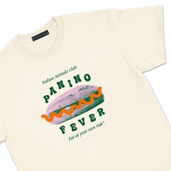 T-shirt Panino Fever Faubourg54 Homme crème manches courtes
