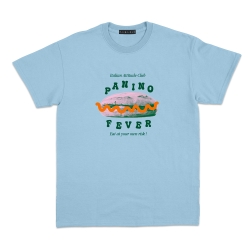 T-shirt Panino Fever Faubourg54 Homme bleu ciel manches courtes