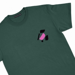 T-shirt Tulipano vert Faubourg54 Homme manches courtes tulipes