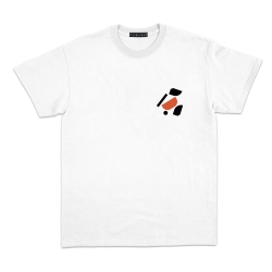 T-shirt Tulipano blanc Faubourg54 Homme manches courtes tulipes