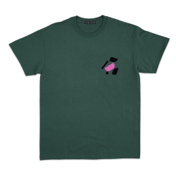 T-shirt Tulipano vert Faubourg54 Homme manches courtes tulipes