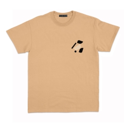 T-shirt Tulipano cammel Faubourg54 Homme manches courtes tulipes