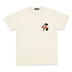 T-shirt Tulipano crème Faubourg54 Homme manches courtes tulipes
