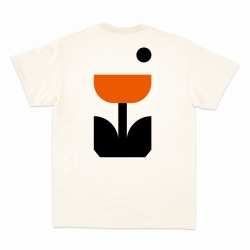 T-shirt Tulipano crème Faubourg54 Homme manches courtes tulipes
