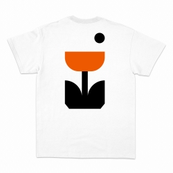 T-shirt Tulipano blanc Faubourg54 Homme manches courtes tulipes