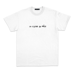 T-shirt la fleur du mâle blanc Homme Faubourg54 manches courtes