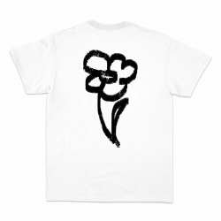 T-shirt  la fleur du mâle blanc Homme Faubourg54 manches courtes
