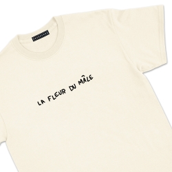 T-shirt  la fleur du mâle crème Homme Faubourg54 manches courtes