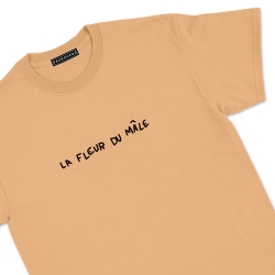 T-shirt  la fleur du mâle marron Homme Faubourg54 manches courtes