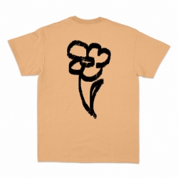 T-shirt  la fleur du mâle marron Homme Faubourg54 manches courtes