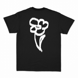 T-shirt la fleur du mâle noir Homme Faubourg54 manches courtes