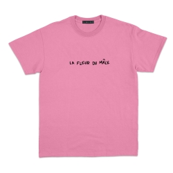 T-shirt  la fleur du mâle rose Homme Faubourg54 manches courtes