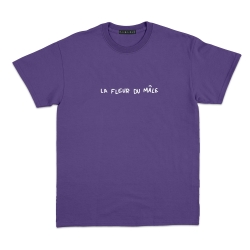 T-shirt la fleur du mâle violet Homme Faubourg54 manches courtes