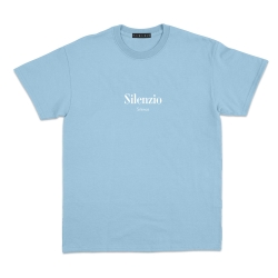 T-shirt  Silenzio bleu ciel Homme Faubourg54 manches courtes