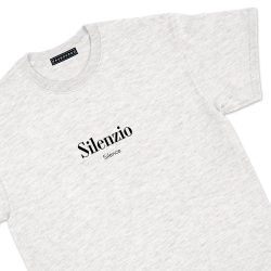 T-shirt  Silenzio gris clair Homme Faubourg54 manches courtes