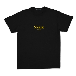 T-shirt  Silenzio noir Homme Faubourg54 manches courtes