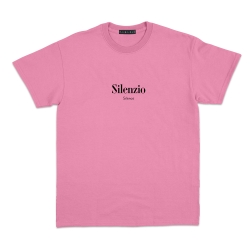 T-shirt  Silenzio rose Homme Faubourg54 manches courtes