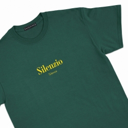 T-shirt  Silenzio vert Homme Faubourg54 manches courtes