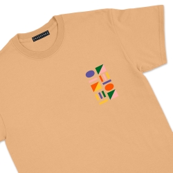 T-shirt camel Villes Italiennes manches courtes Homme Faubourg54